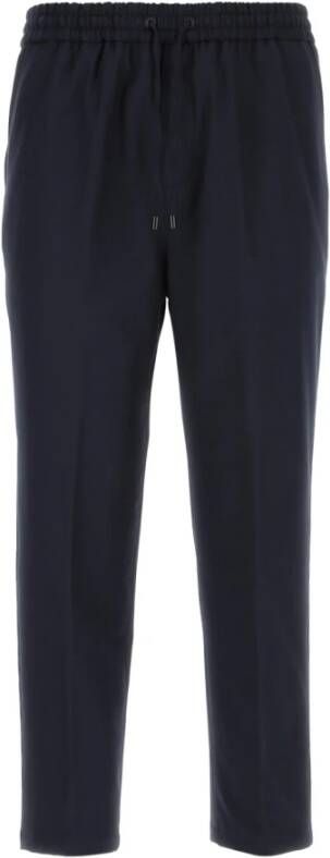 ETRO Cropped Trousers Blauw Heren