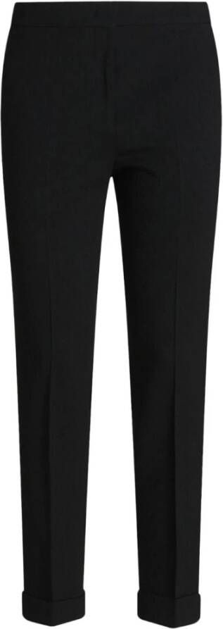 ETRO Rose Cropped Trousers Black Dames