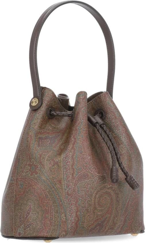ETRO Bruine Katoenen en Leren Damentas Brown Dames - Foto 2