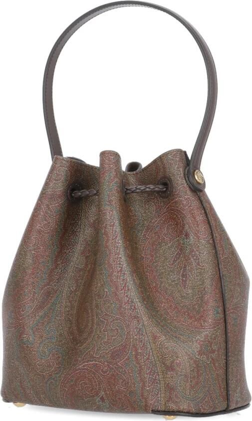 ETRO Bruine Katoenen en Leren Damentas Brown Dames - Foto 3
