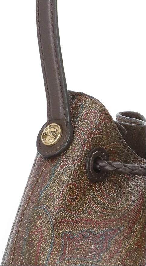 ETRO Bruine Katoenen en Leren Damentas Brown Dames - Foto 4