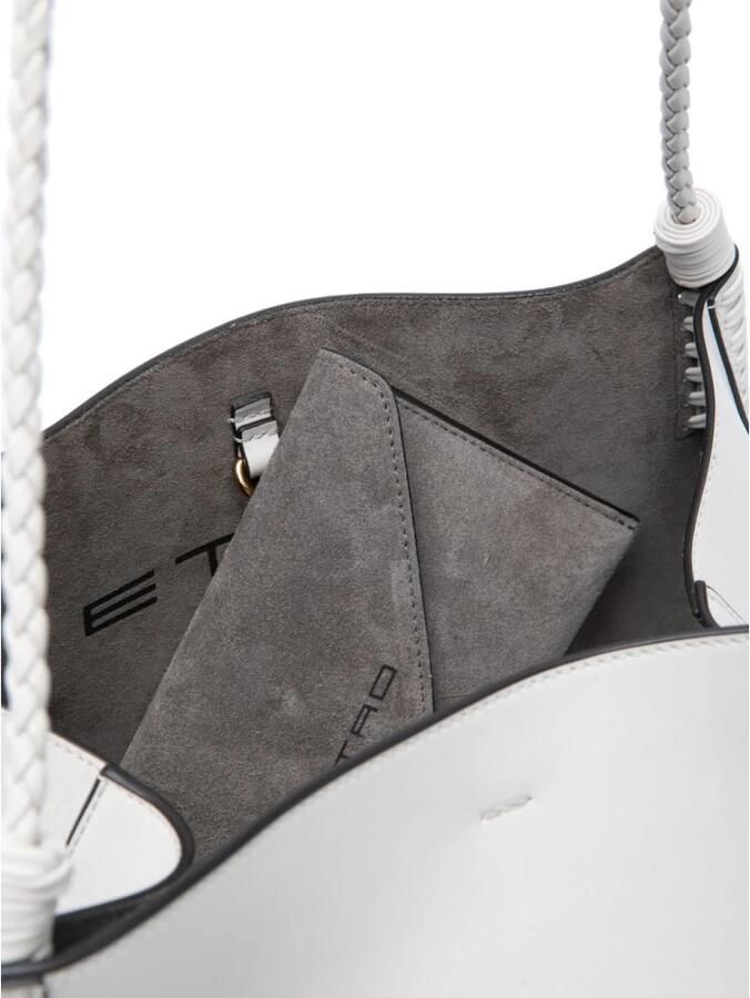 ETRO Witte Katoenen Winkel Tas met Pegasus White Dames - Foto 2