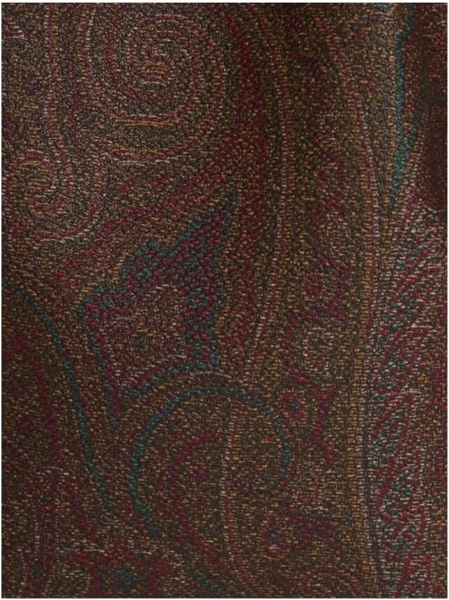 ETRO Paisley Jacquard Mini Bucket Tas Brown Dames - Foto 4
