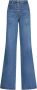 ETRO Floral-Embroidered Flared Jeans Blauw Dames - Thumbnail 1
