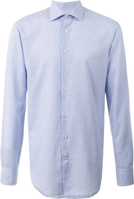 ETRO Formal Shirts Blauw Heren