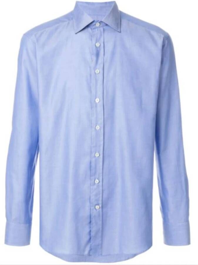 ETRO Formal Shirts Blauw Heren