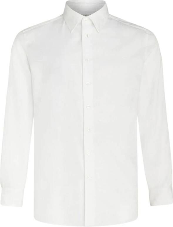 ETRO Klassiek Wit Overhemd met Lange Mouwen White Heren