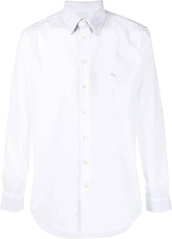 ETRO Witte Overhemden voor Mannen White Heren