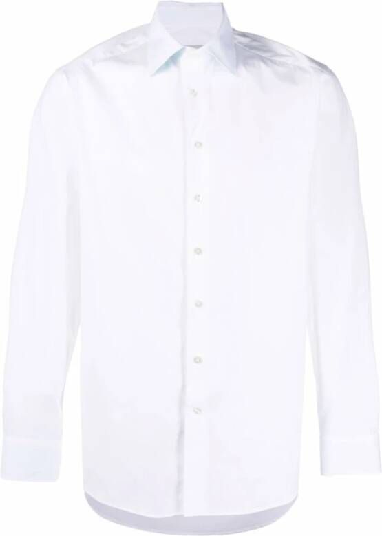 ETRO Klassiek Wit Overhemd White Heren