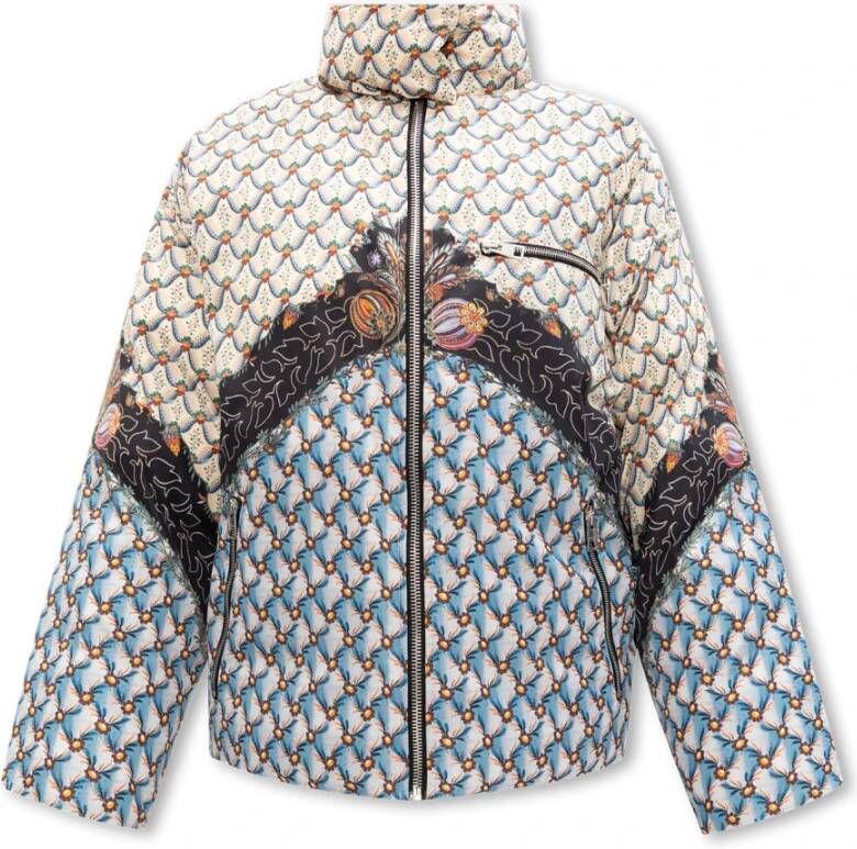 ETRO Gewatteerde jas met patroon Meerkleurig Dames