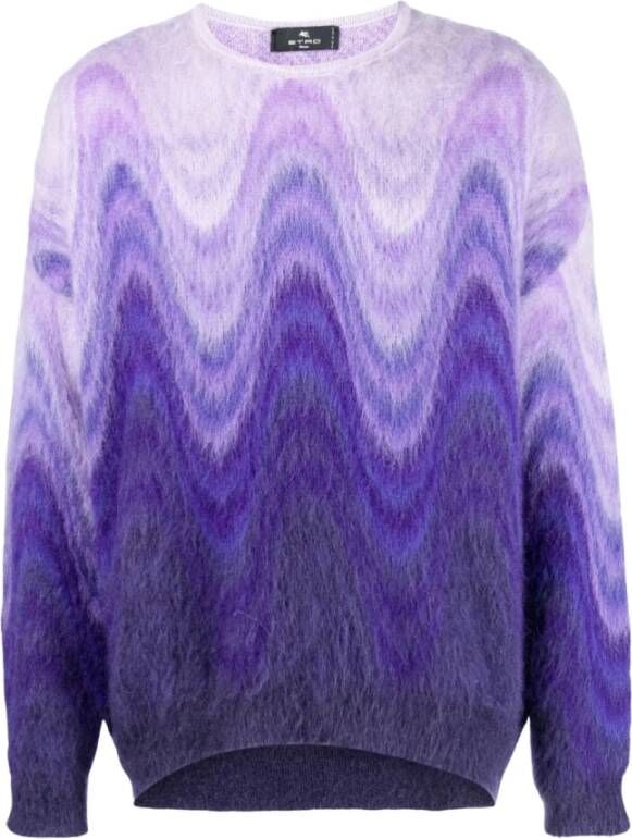 ETRO Knitwear Purple Heren