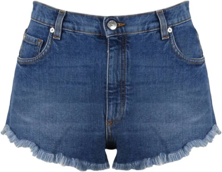 ETRO Korte spijkerbroek Blauw Dames