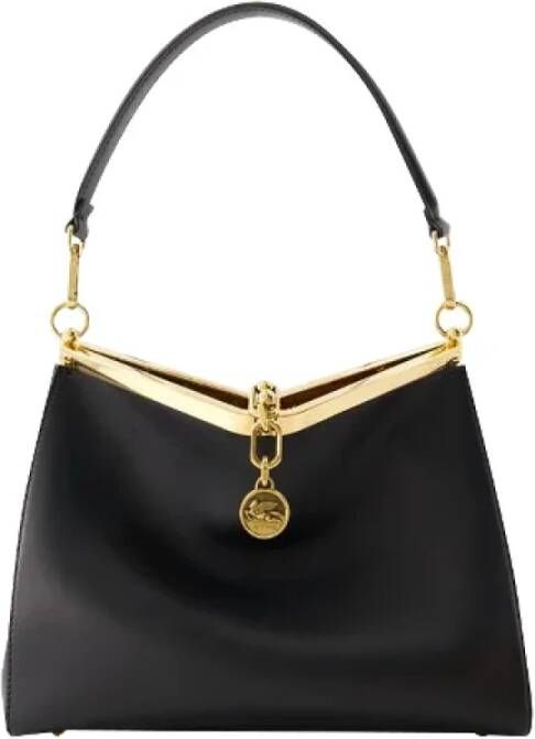 ETRO Leather handbags Zwart Dames