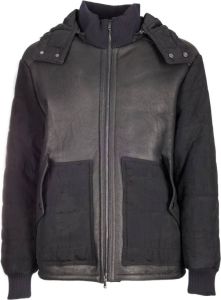 ETRO Leather Jackets Zwart Heren