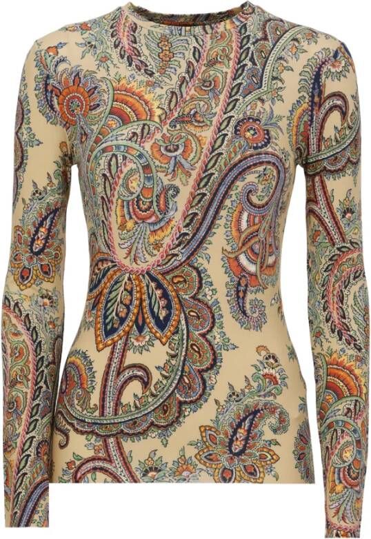 ETRO Multicolor Paisley Trui voor Vrouwen Meerkleurig Dames