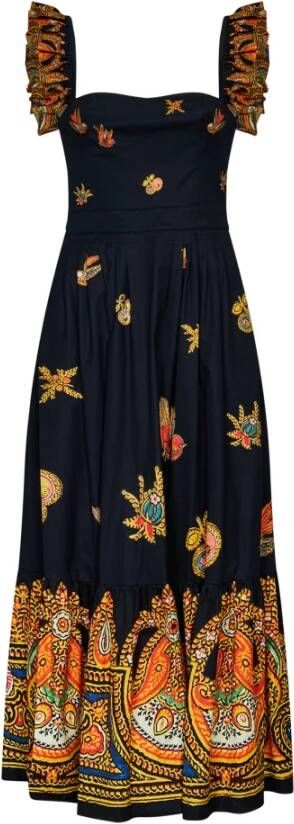 ETRO Maxi Dresses Zwart Dames