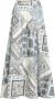 ETRO Bohemian Patchwork Rok Gray Dames - Thumbnail 6