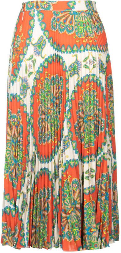 ETRO Maxi Skirts Oranje Dames