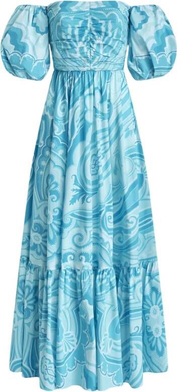 ETRO Midi Dresses Blauw Dames