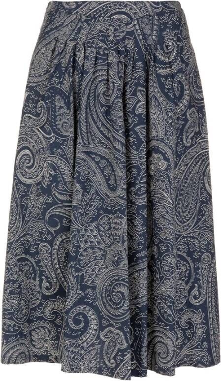 ETRO Midi Skirts Blauw Dames