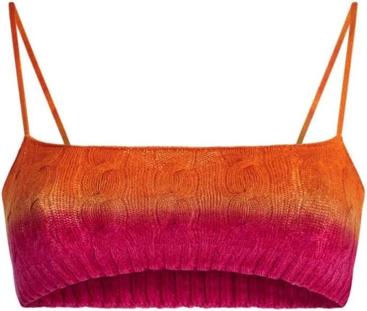 ETRO Mouwloos topje Oranje Dames