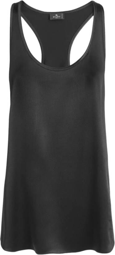 ETRO Mouwloos topje Zwart Dames