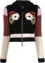 ETRO Multicolor Wol Zip-Up Vest Meerkleurig Dames - Thumbnail 1