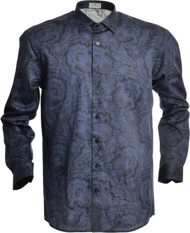 ETRO Normaal shirt Blauw Heren