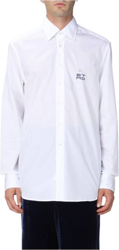ETRO Normaal shirt Wit Heren