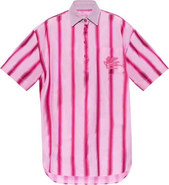 ETRO Oversized shirt Roze Dames