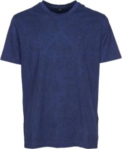 ETRO Pinafore Metal T-shirts en Polos Blauw Heren