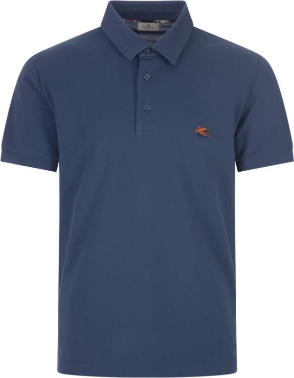ETRO Polo Shirt Blauw Heren