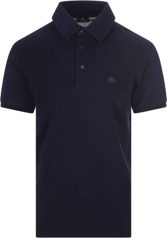 ETRO Polo Shirt Blauw Heren