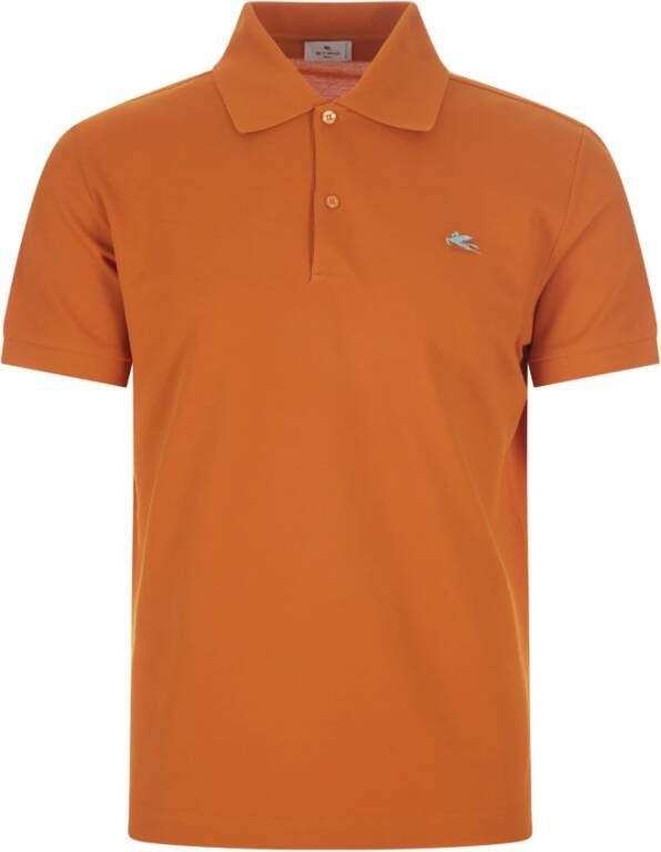 ETRO Polo Shirt Oranje Heren