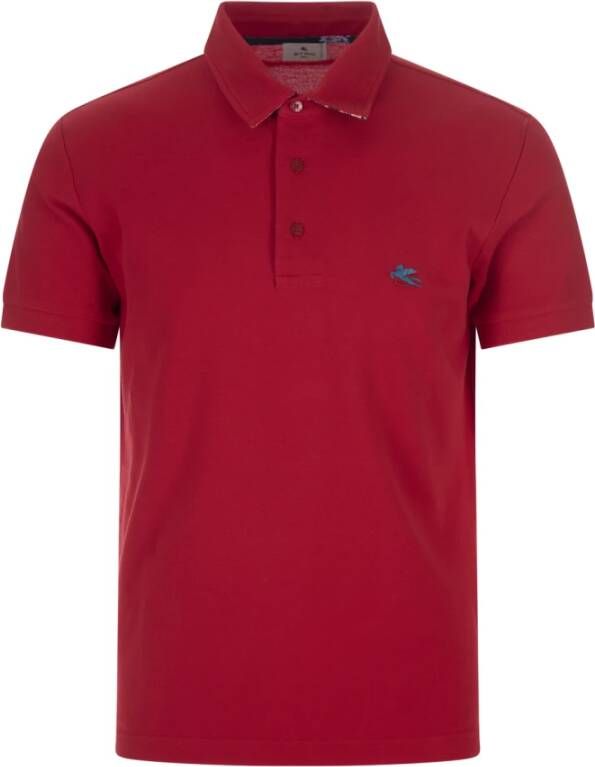 ETRO Polo Shirt Rood Heren