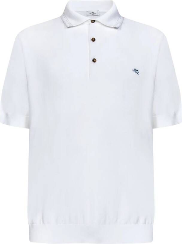 ETRO Polo Shirt White Heren