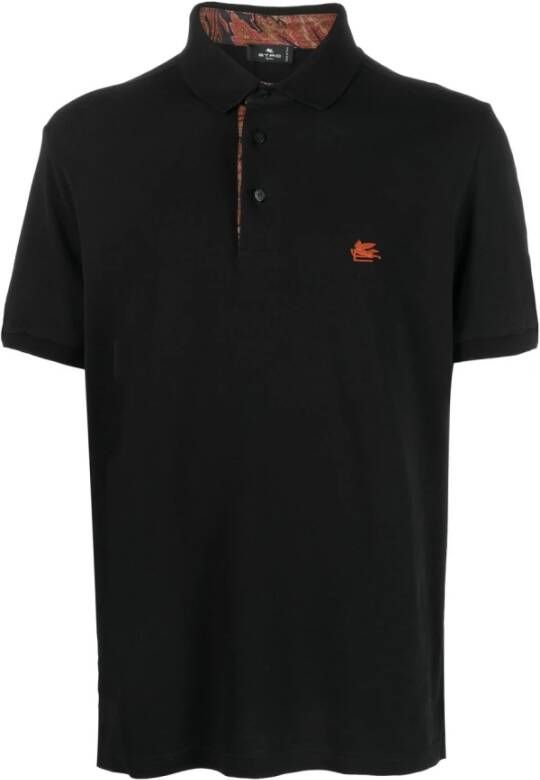 ETRO Polo Shirt Zwart Heren