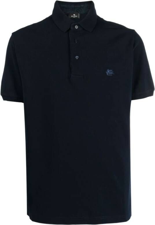 ETRO Polo Shirts Zwart Heren