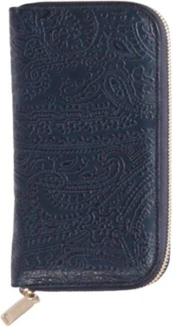 ETRO Portefeuillekaarthouders Blauw Dames