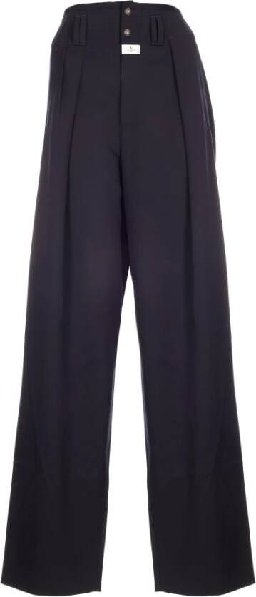 ETRO Regular Fit Koud Weer Broek Blauw Dames