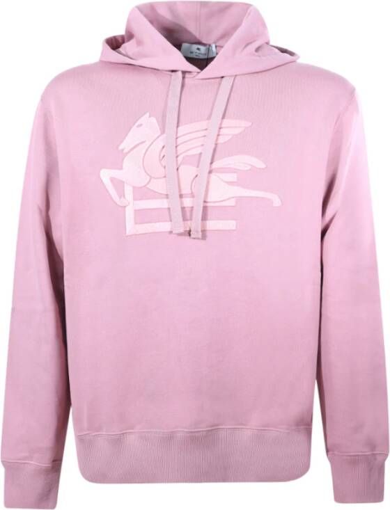 ETRO Roze hoodie met -logo Roze Heren