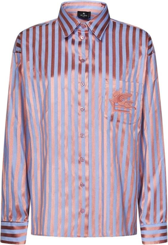 ETRO Roze Overhemden voor Dames Roze Dames