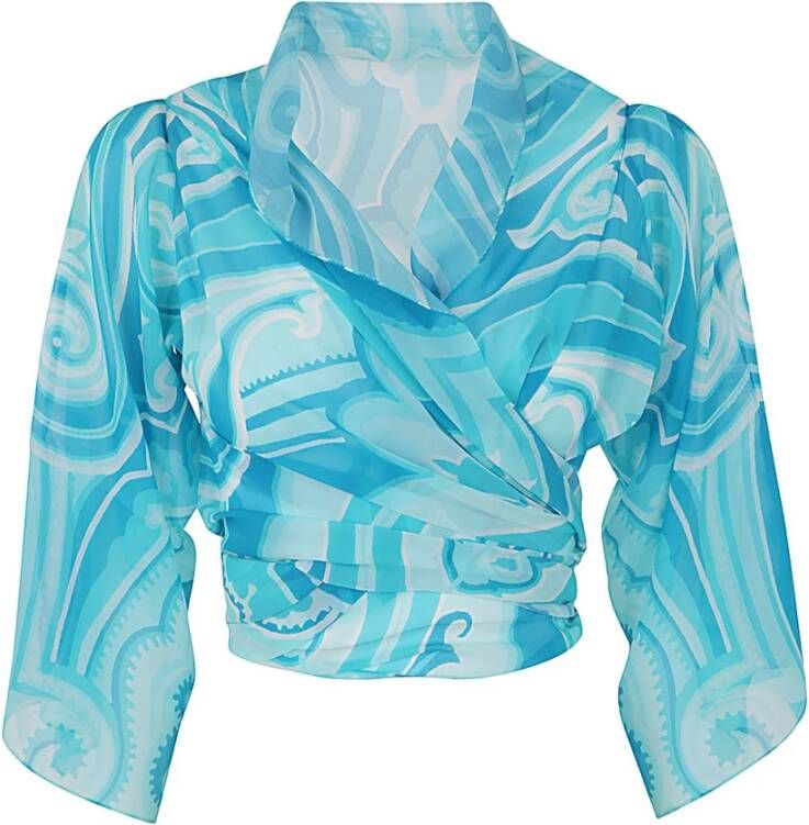 ETRO Shirt Blauw Dames
