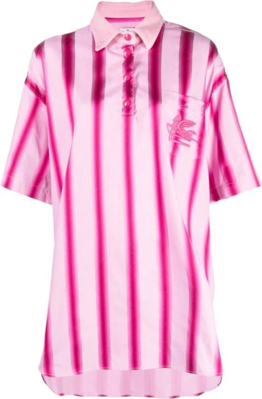ETRO Shirt Dresses Roze Dames