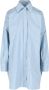 ETRO Gestreept Katoenen Overhemd met Klassieke Kraag Blue Dames - Thumbnail 3
