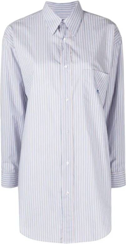 ETRO Shirts Clear Blue Blauw Dames
