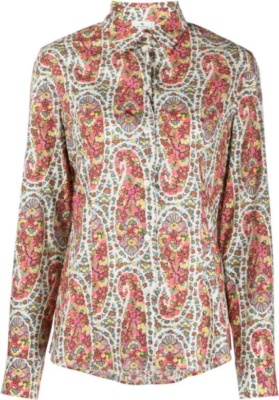ETRO Witte Overhemden voor Heren Wit Dames