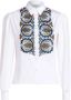ETRO Katoenen Blouse met Voorkant Print White Dames - Thumbnail 1