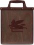 ETRO Shopper tas met logo Bruin Heren - Thumbnail 1