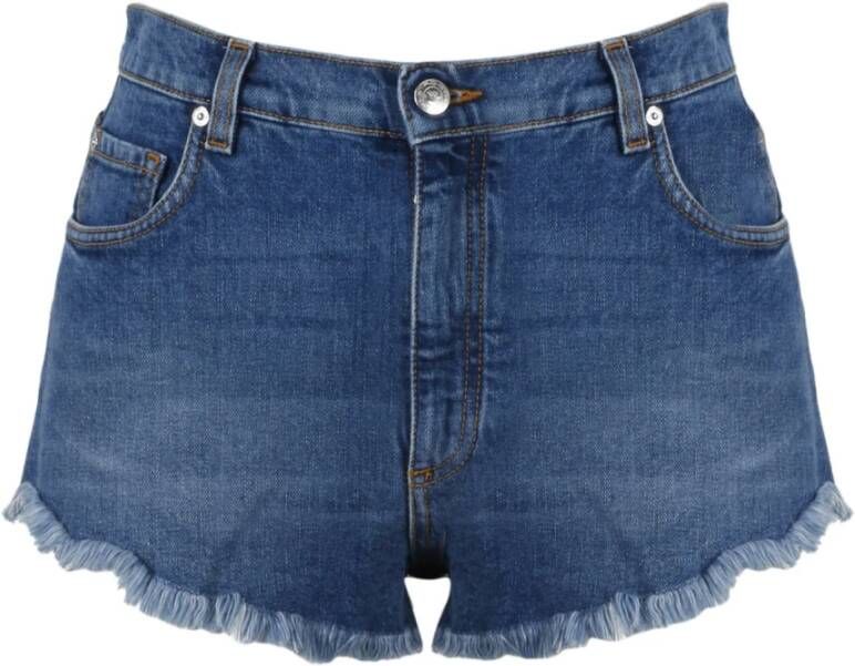 ETRO Short Shorts Blauw Dames